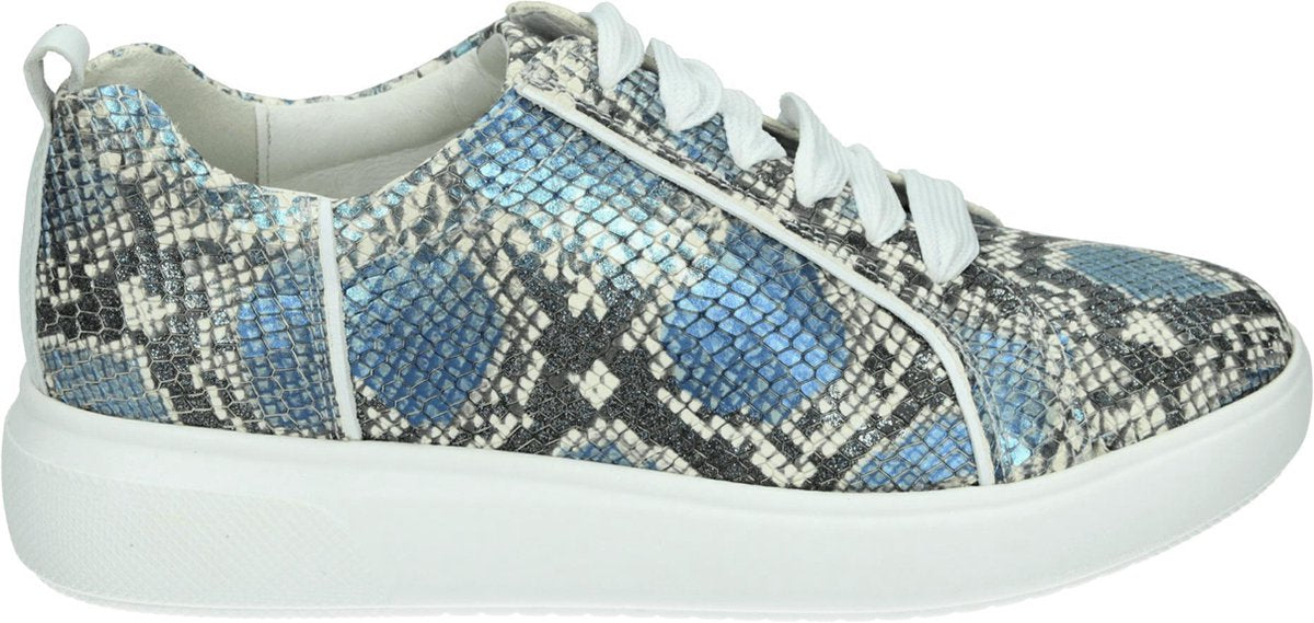 Waldlaufer 763001 H - Volwassenen Lage sneakers - Kleur: Blauw - Maat: 37