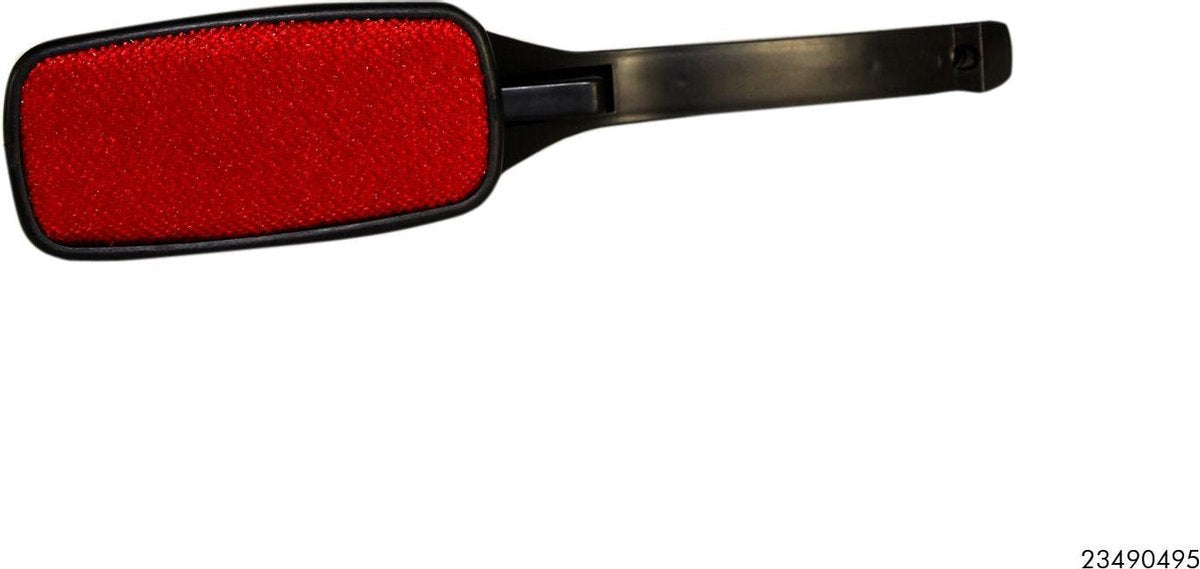 Kledingborstel | Ontpluizer | Rood | Draaibaar | 26x5x6cm | Antistatisch | Pluisjes Verwijderen