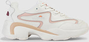 Ellesse Indus Dames Sneakers - Gebroken Wit/Poeder Roze - Maat 37