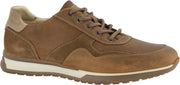Gallus Heren Bruine leren sneaker - Maat 42