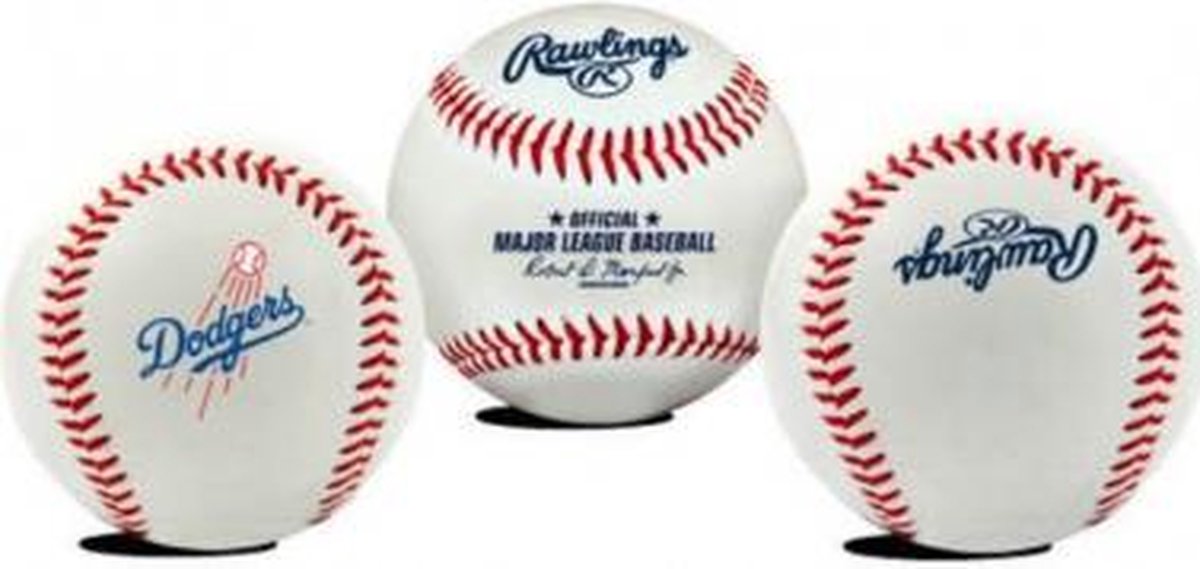 Rawlings MLB Original Team Logo Honkbal - LA Dodgers - 9 inch