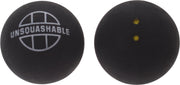 Unsquashable Squashballen Dubbel Gele Stip Zwart 2 Stuks