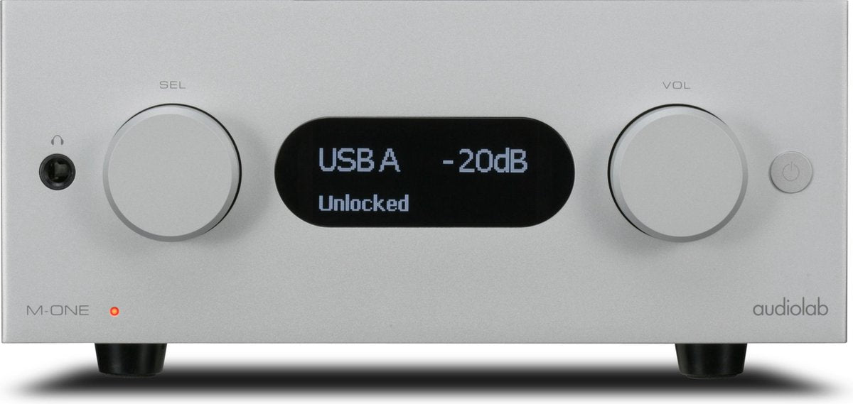 Audiolab M-ONE BT Integrated Amplifier Versterker - Zilver