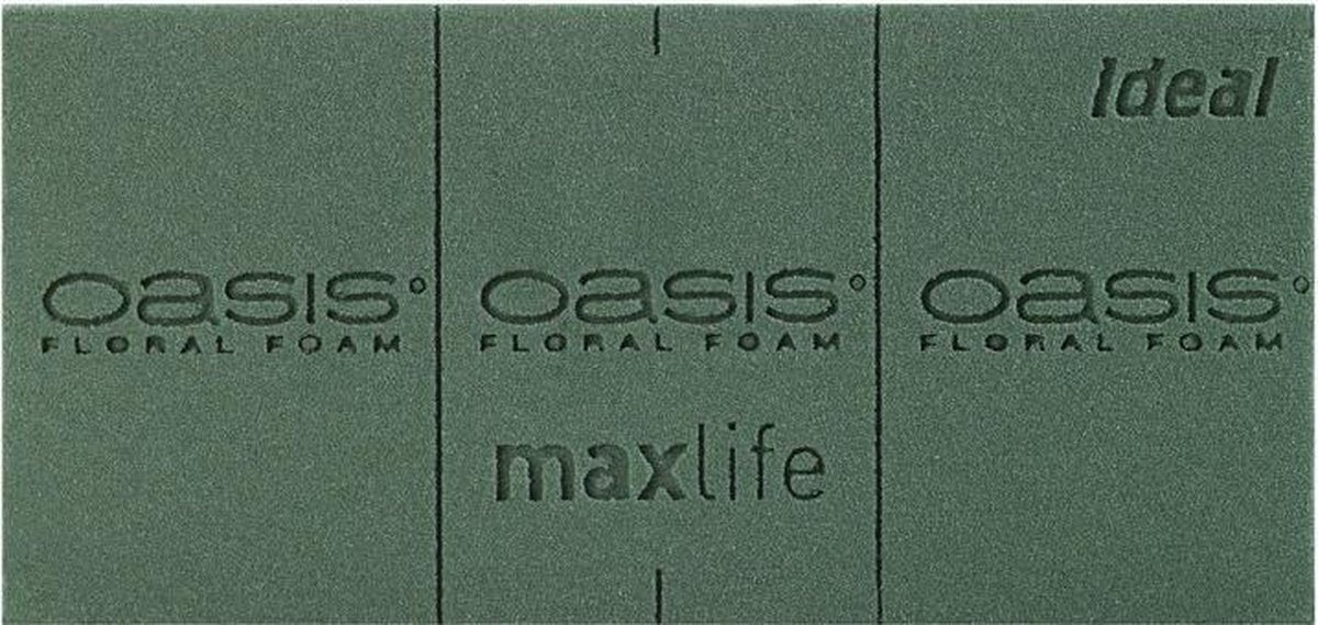 OASIS®  Floral Foam Steekschuim | Ideal | 20x | 23 x11x8 CM