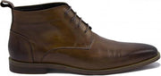 GENTS | Schoenen Heren | Nette Veterschoen halfhoog mahonie 0049 Maat 46