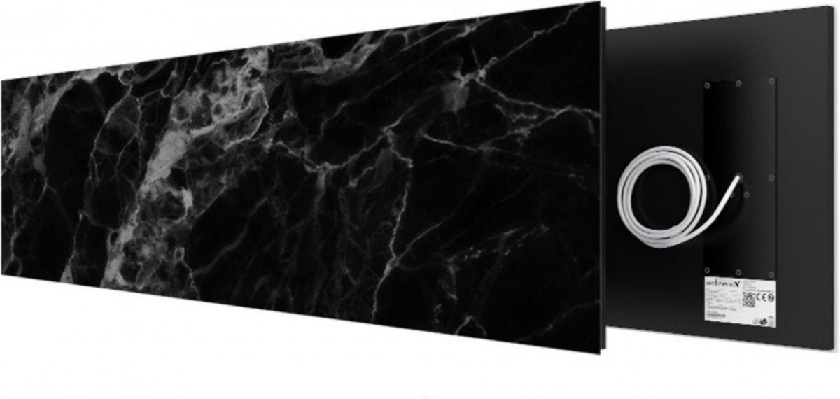 Welltherm infrarood paneel 625 Watt Stone Art Black Marble