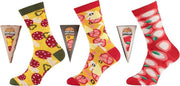 Pizza Sokken - 3 Paar - 3 Pizza slices - Maat 42-47