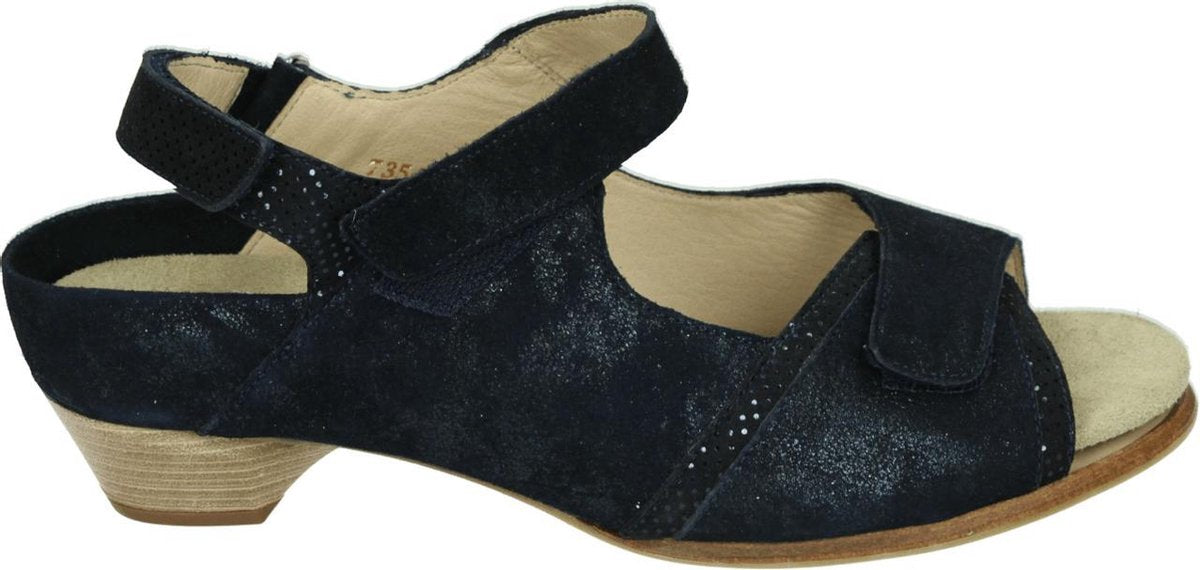 Verhulst 7354 - Volwassenen Sandalen met hakDames Sandalen - Kleur: Blauw - Maat: 40.5