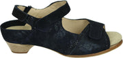 Verhulst 7354 - Volwassenen Sandalen met hakDames Sandalen - Kleur: Blauw - Maat: 40.5