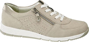 Medicus Dames Beige suède sneaker sierrits - Maat 37