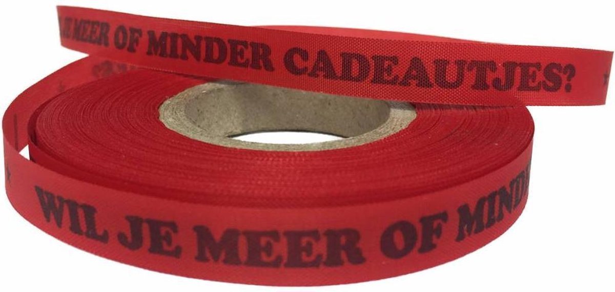 MixMamas Inpak Lint Rol 43 m - Wil je meer of minder - Rood