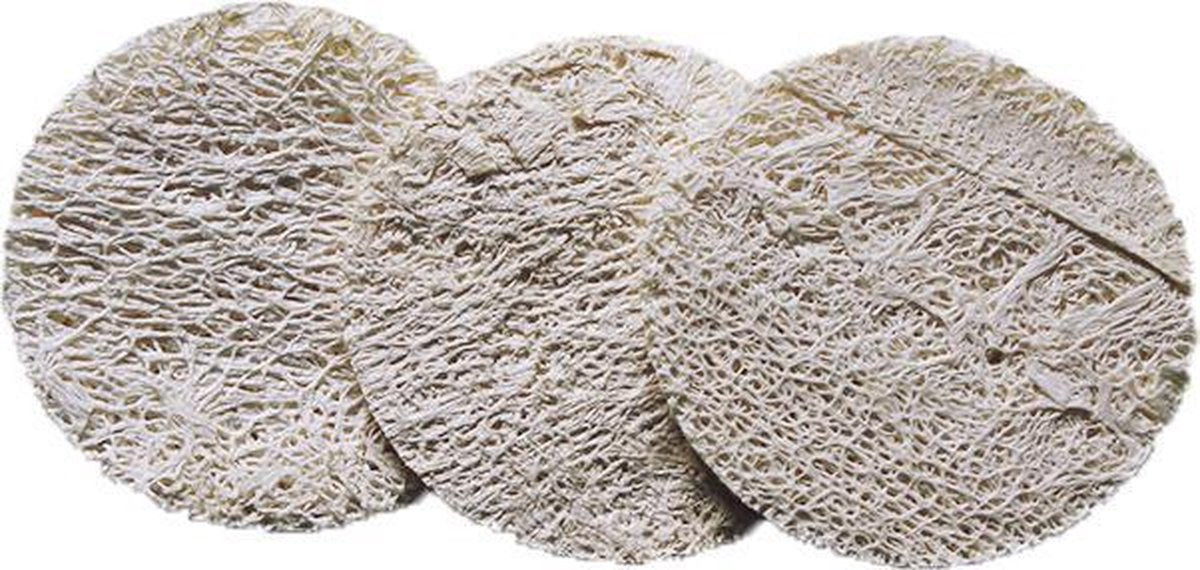 Loofah Gezichts Sponsjes (Set van 3) - 100% Biologisch Afbreekbaar