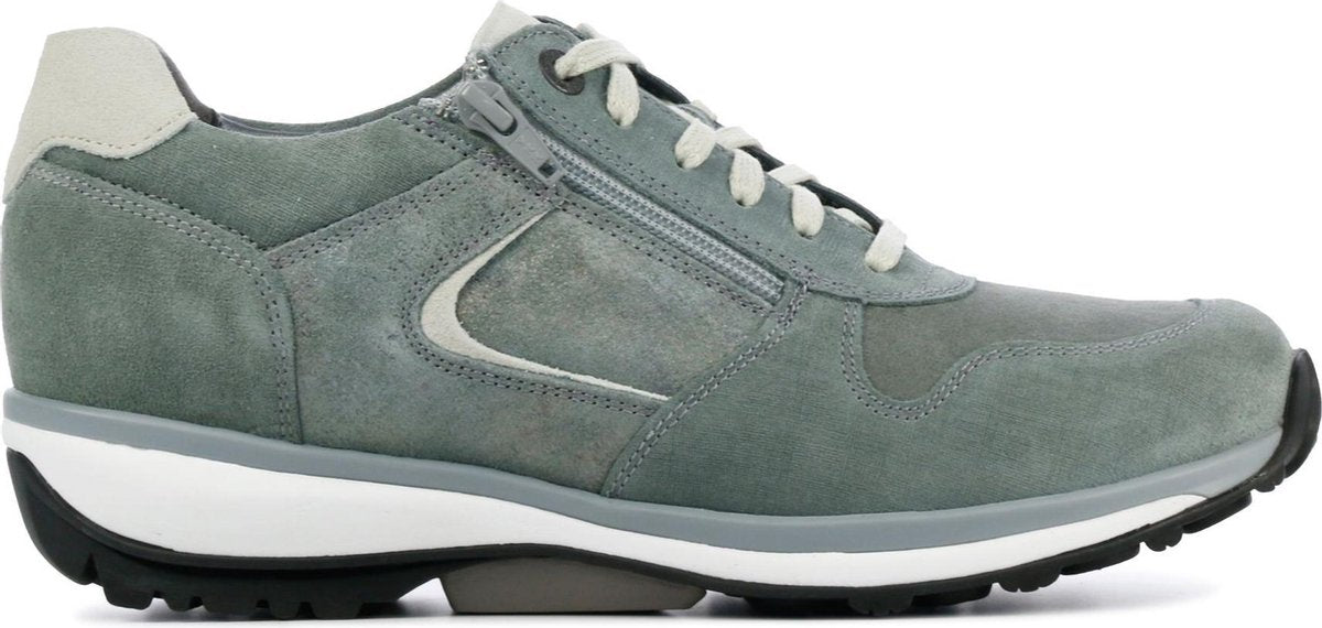 Xsensible Vrouwen Suède Lage sneakers / Damesschoenen Jersey 30042 - Groen - Maat 38