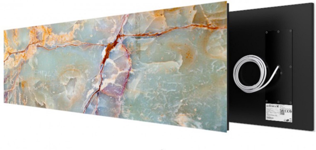 Welltherm infrarood paneel 625 Watt Stone Art Green Marble