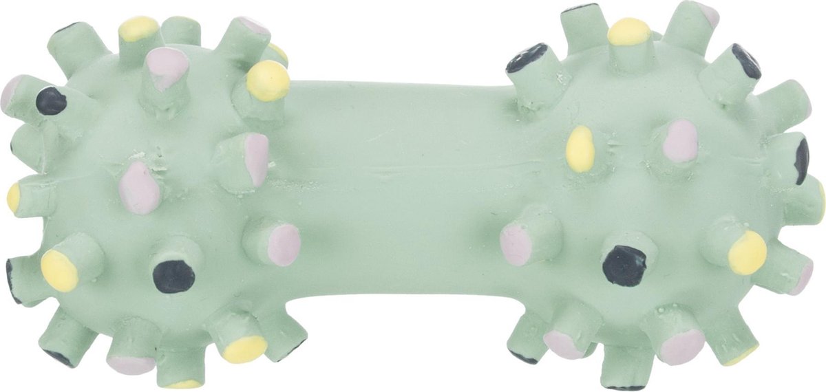 Trixie junior mini halter latex zonder geluid mintgroen 10 cm