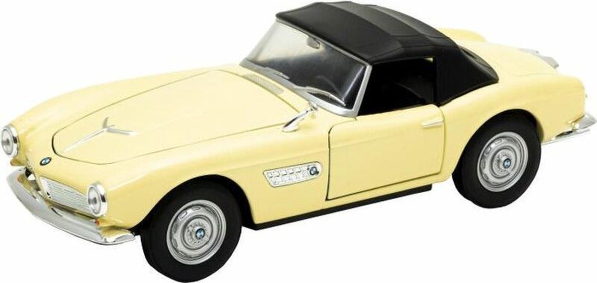 BMW 507 Closed Top (Crème) (20 cm) 1/24 Welly  - Modelauto - Schaalmodel - Modelauto - Miniatuurauto - Miniatuur autos