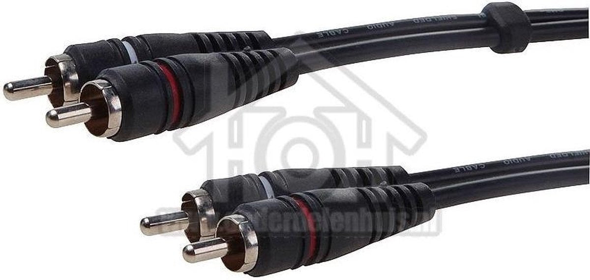 Tulp Kabel 2x RCA Male-2x RCA Male