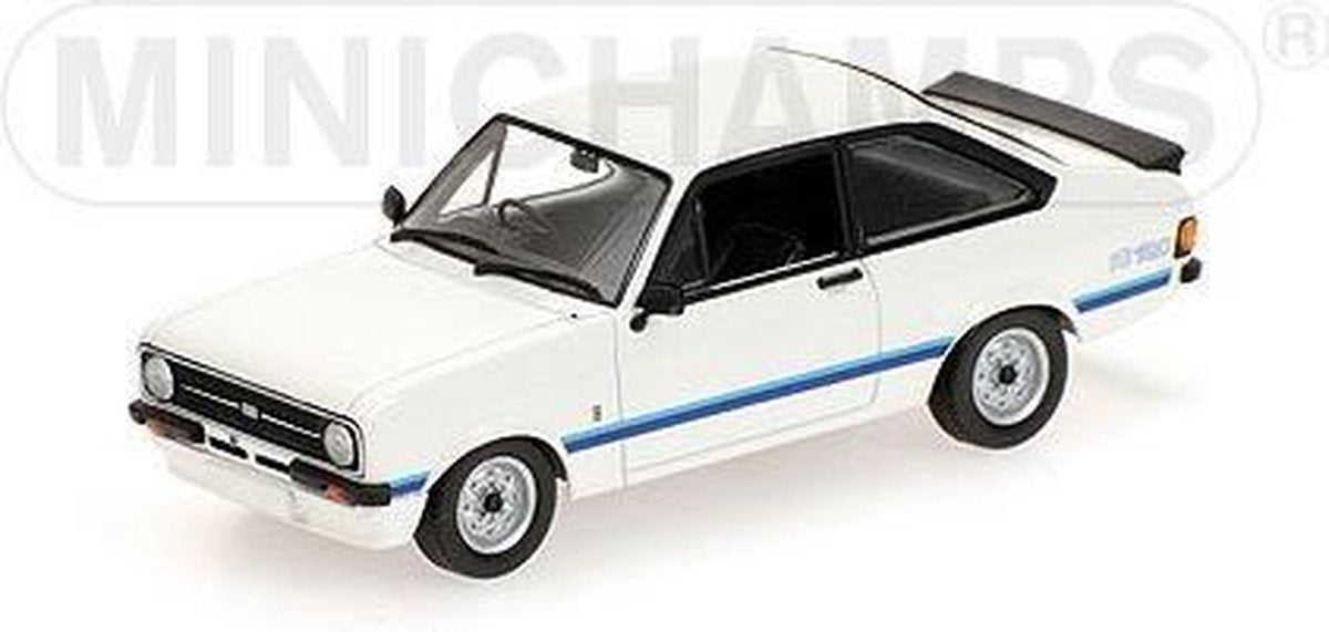 Ford Escort II RS1800 Wit 1975 Minichamps 1-43 Limited 1728 Pieces