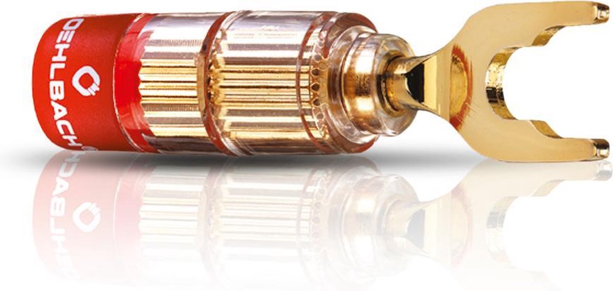OEHLBACH Solution Spade spade Goud kabel-connector