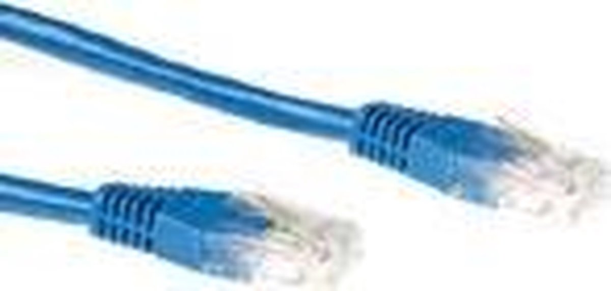 ACT CAT6A UTP 20m netwerkkabel Blauw
