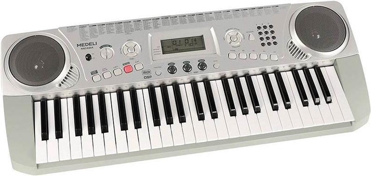 Keyboard Medeli Educational Series MC49A 2 x 3 watt Grijs