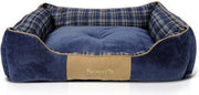 Scruffs Highland stijlvolle hondenmand  - Blauw - XL 90 x 70 cm