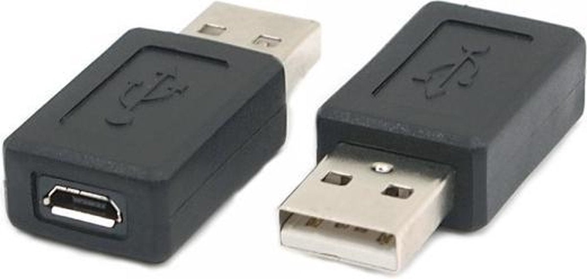 1 Stuk - USB A Male naar Mini USB Female Adapter