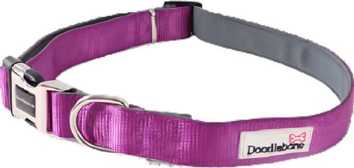Doodlebone Hondenhalsband Bold Comfort 40 - 50 Cm Violet