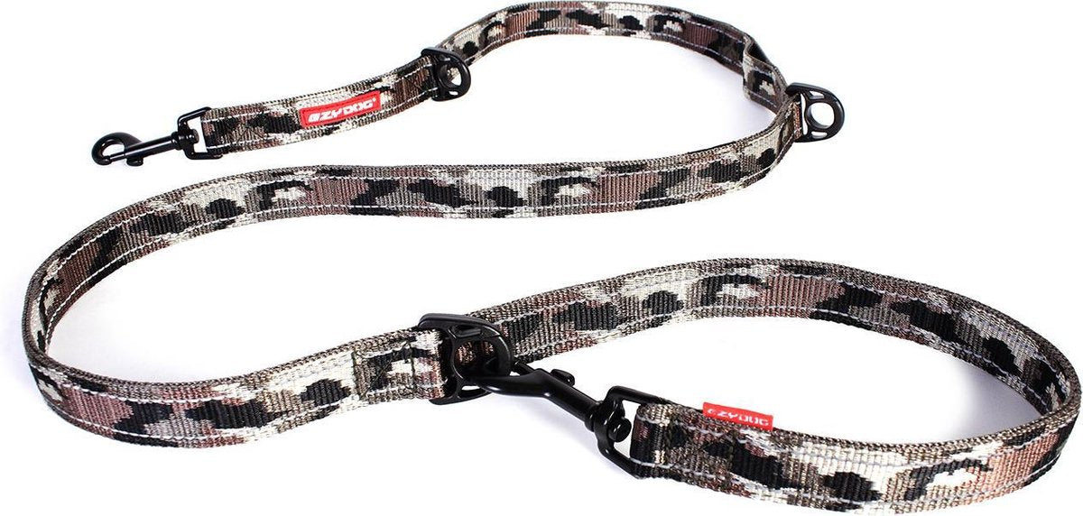 EzyDog Vario 6 - Hondenlijn / riem - 25mm breed - Camouflage