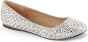 Fabulicious Ballerina -35 Shoes- TREAT-06 US 5 Zilverkleurig