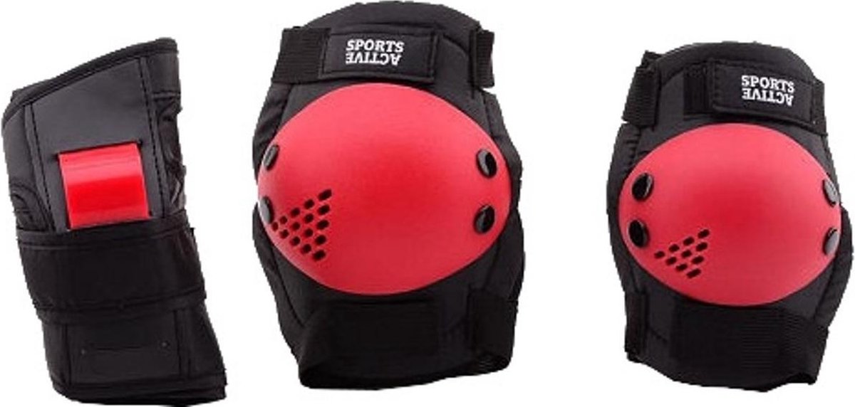 Johntoy Beschermset Sports Active Junior Rood Maat S