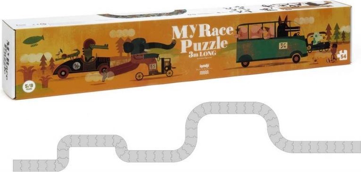 My Race puzzel XXL 3m (54st) | Londji