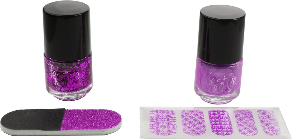 Treffina Nagellakset Casuelle Festive 4-delig Roze