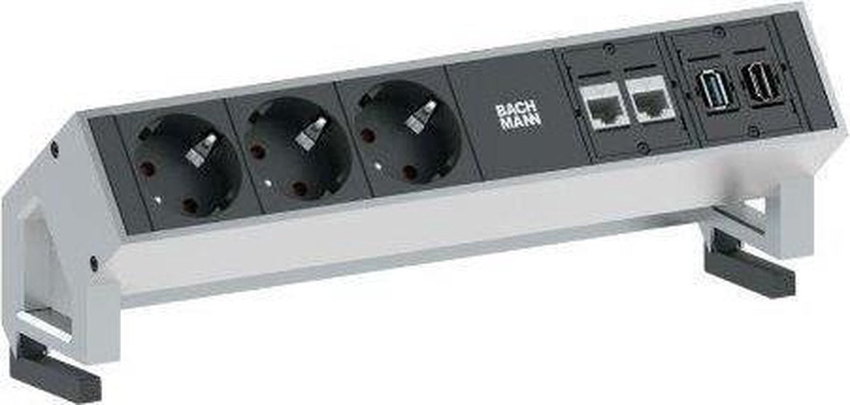 Opbouw unit model Bachmann desk 2 met 2x 230V