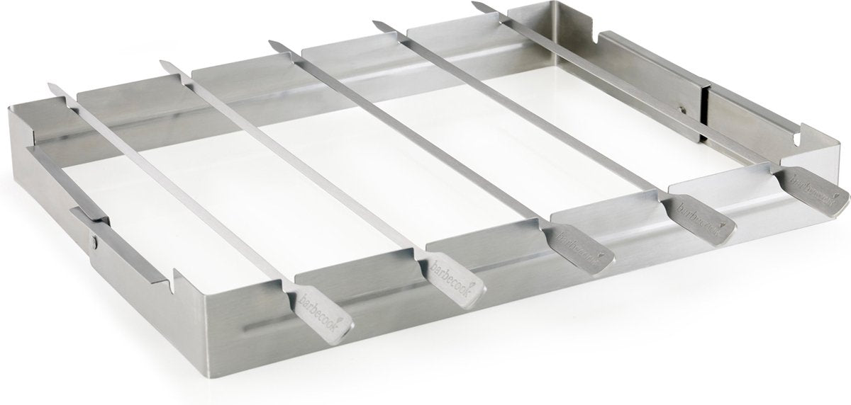 Barbecook Spiezenhouder - 27x34x4cm - RVS