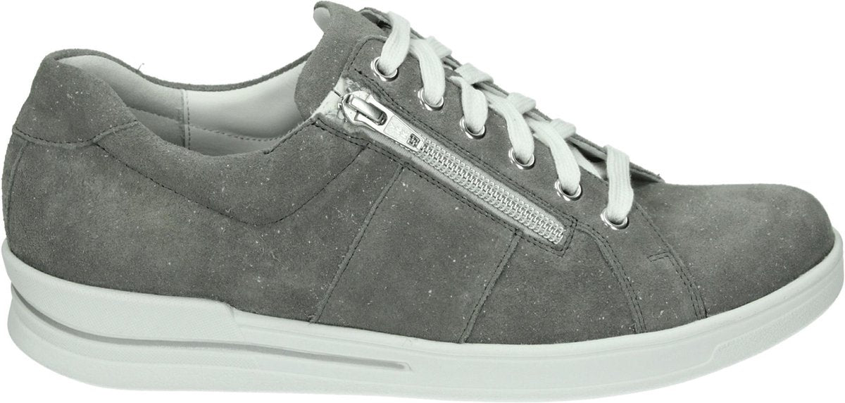 Durea 6224 H - Volwassenen Lage sneakers - Kleur: Grijs - Maat: 38.5