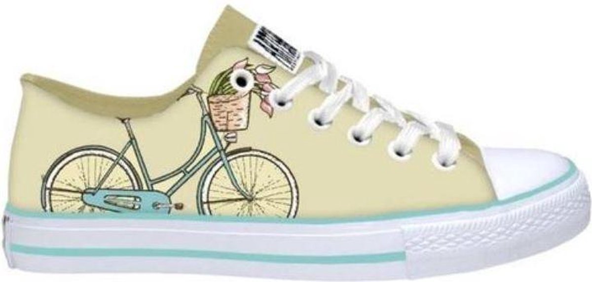 Yellow Bike Kids Sneakers