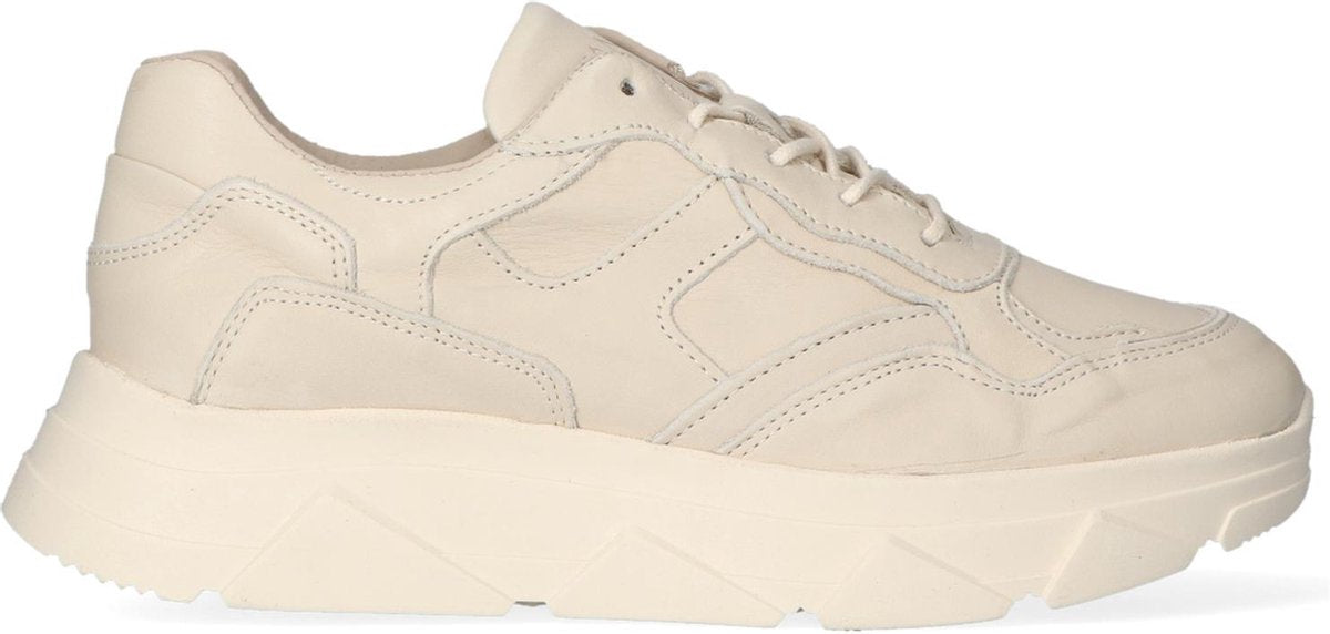 Tango Kady Fat 10 Lage sneakers - Leren Sneaker - Dames - Beige - Maat 41