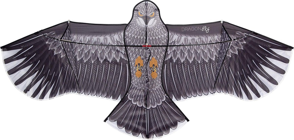 Dragon Fly Vlieger - Eagle - Zwart/Antraciet