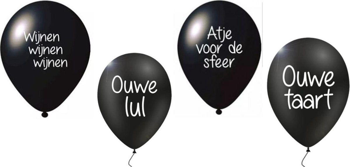 Feest-pakket met 12 verwensballonnen