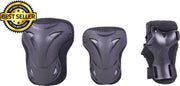 Excellente Skate Beschermset Zwart Deluxe - Skate Bescherming - Skeeler Beschermset- Skeeler bescherming - Pols