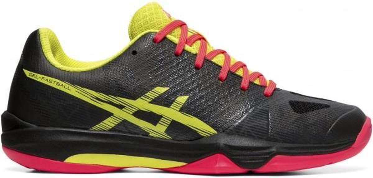 ASICS GEL-Fastball 3 Dames - Zwart / Geel - maat 40.5