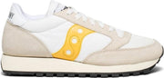 Saucony - Dames Sneakers Jazz Original Vintage Cement/Yellow - Wit - Maat 37
