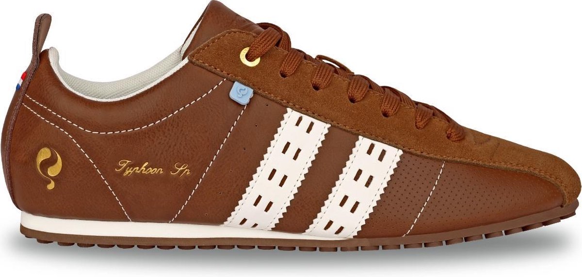 Heren Sneaker Typhoon Sp  -  Cognac/Wit