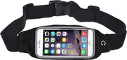 Running Belt Heupband Sportriem Hardloop Band Zwart – Riem met Smartphone Houder  Sport Heuptasje - Fitness – Universeel voor telefoons (Samsung