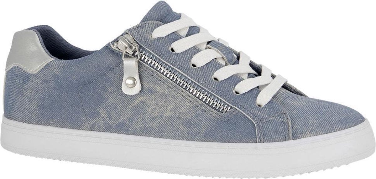 Graceland Dames Blauwe sneaker sierrits - Maat 39
