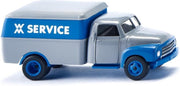 Wiking Miniatuurvrachtwagen Opel Blitz Die-cast Zink 1:87 Blauw