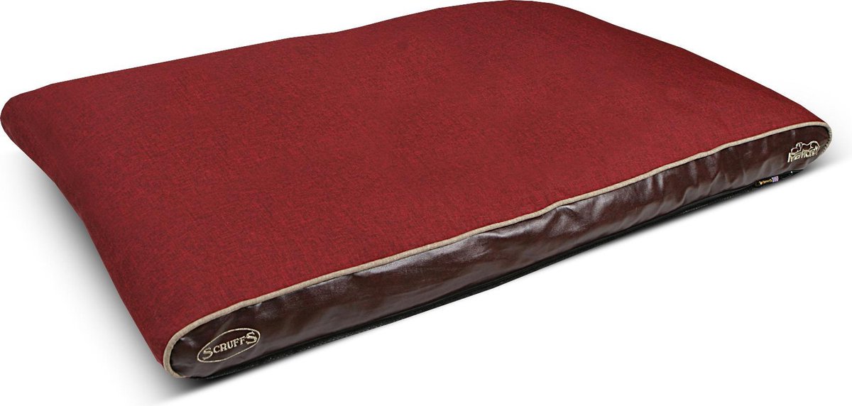 Scruffs Hilton Memory Foam Hondenkussen - L- Rood