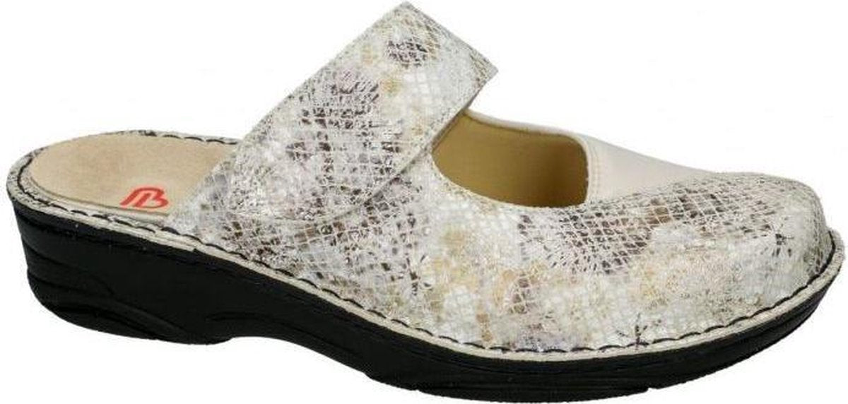 Berkemann -Dames -  off-white/ecru/parel - pantoffels - maat 37