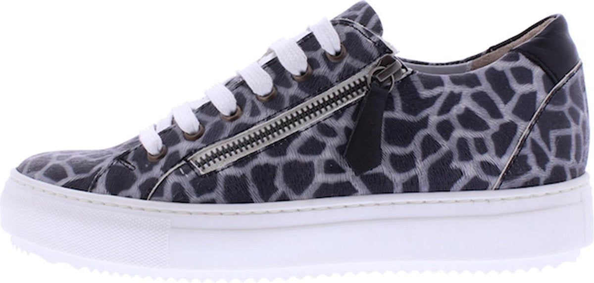 Verhulst - Tara sneaker - zwart wit - wijdte K - maat 38